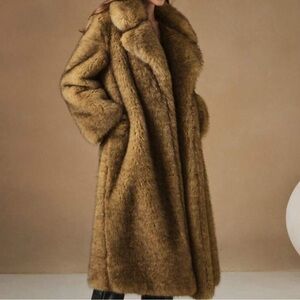 Women's Brown Teddy Jacket